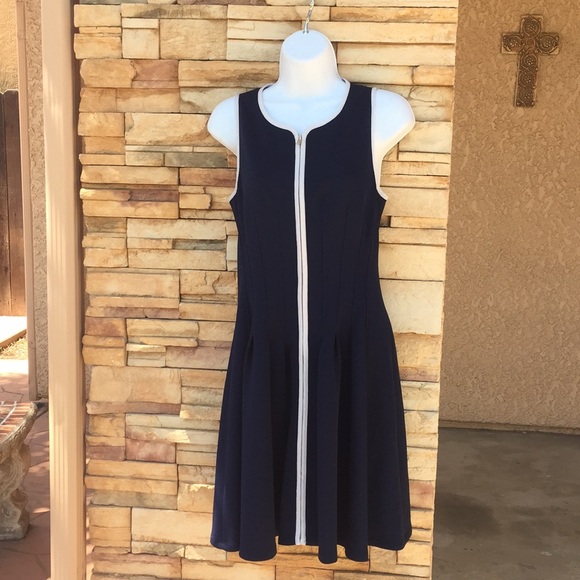 Betsey Johnson Dresses & Skirts - Betsey Johnson size 4 Navy blue and white